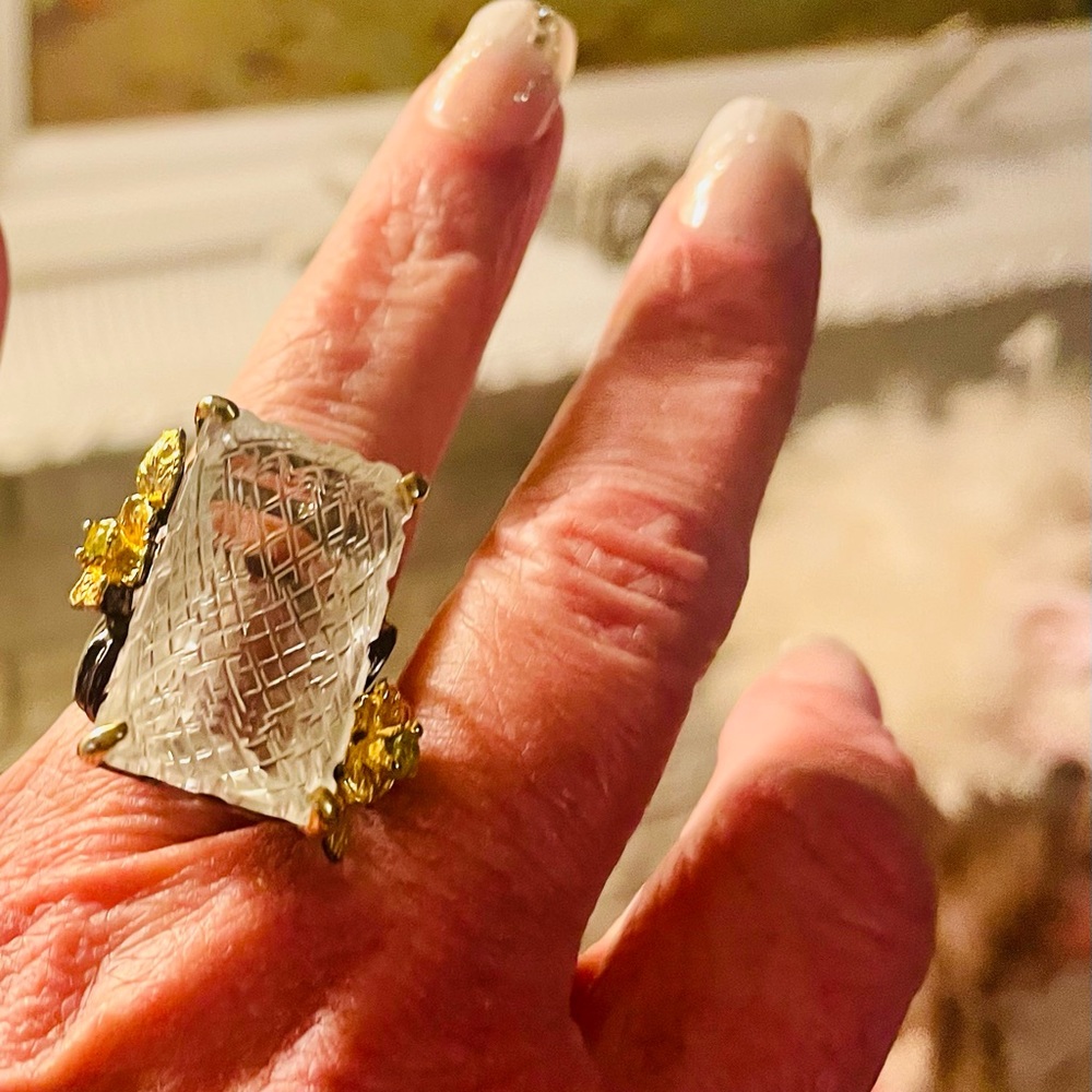 Authentic quartz ring - Picture 12 of 13